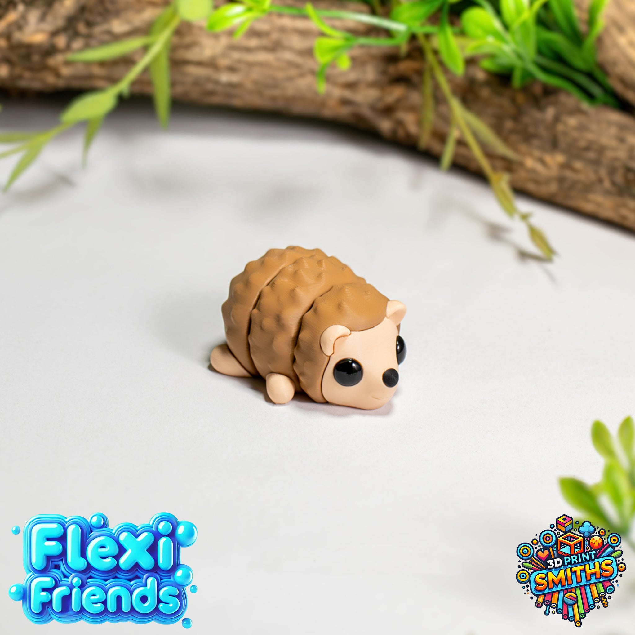 Flexi Friend Hedgehog - Flexible 3D Printed Toy - The 3D Print Smiths