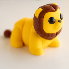 Flexi Friend African Lion - Flexible 3D Printed Toy - The 3D Print Smiths