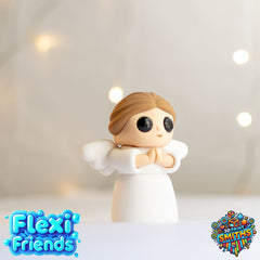 Flexi Friend Angel - Flexible 3D Printed Toy - The 3D Print Smiths