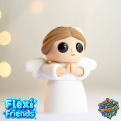 Flexi Friend Angel - Flexible 3D Printed Toy - The 3D Print Smiths