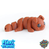 Flexi Friend Max the Dog - Flexible 3D Printed Toy - The 3D Print Smiths