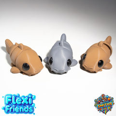 Flexi Friend Catfish - Flexible 3D Printed Toy - The 3D Print Smiths