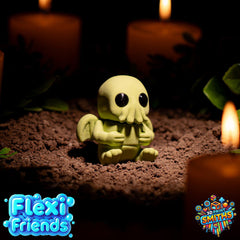 Flexi Friend Baby Cthulhu - Flexible 3D Printed Toy - The 3D Print Smiths