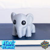 Flexi Friend Baby Elephant - Flexible 3D Printed Toy - The 3D Print Smiths