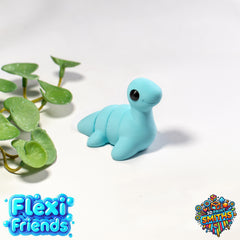 Flexi Friend Loch Ness - Flexible 3D Printed Toy - The 3D Print Smiths