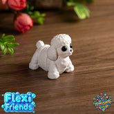 Flexi Friend Baby Poodle - Flexible 3D Printed Toy