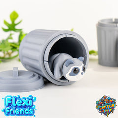 Flexi Friend Baby Raccoon - Flexible 3D Printed Toy