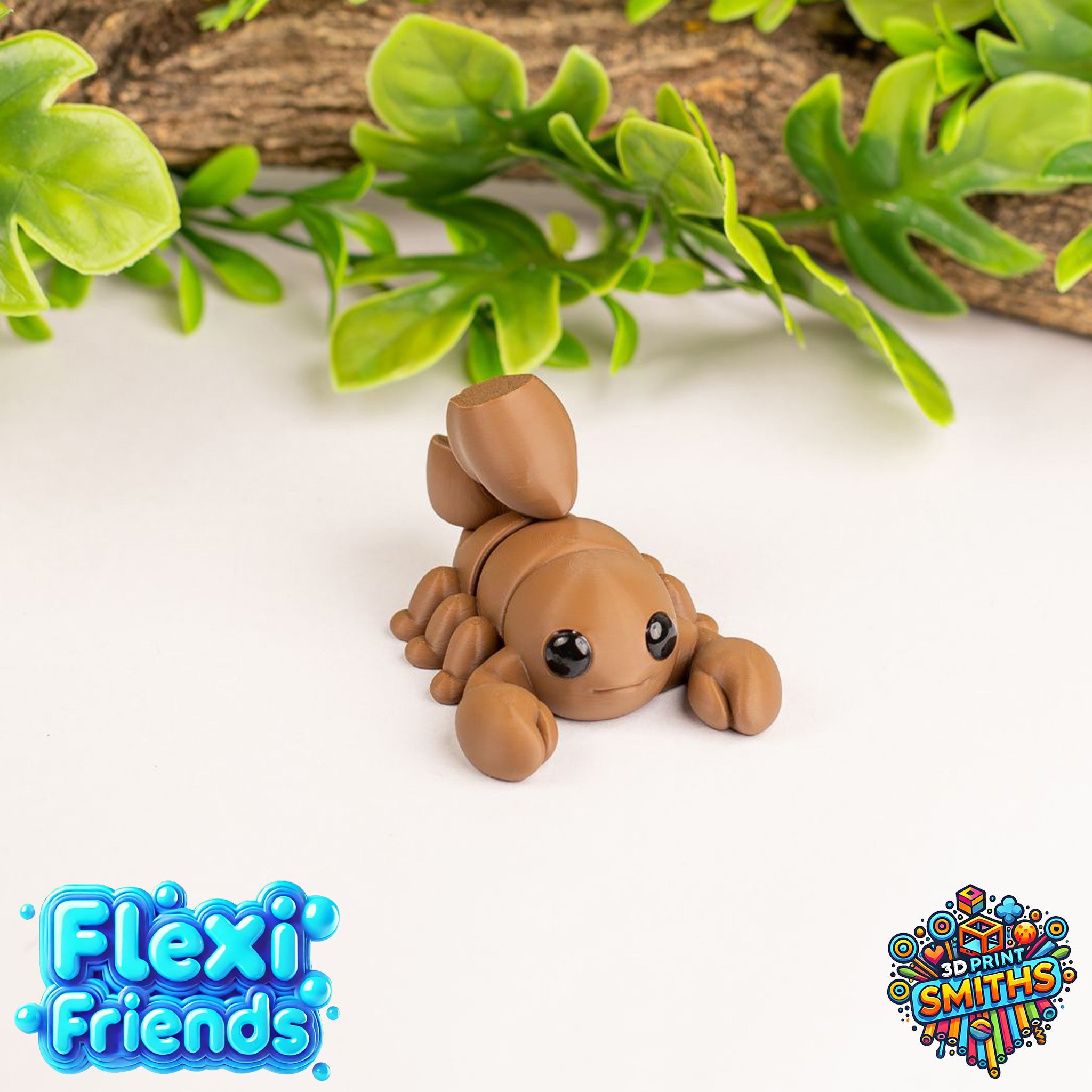 Flexi Friend Baby Scorpion - Flexible 3D Printed Toy - The 3D Print Smiths