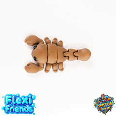 Flexi Friend Baby Scorpion - Flexible 3D Printed Toy - The 3D Print Smiths