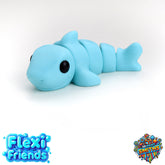 FlexiFriend Shark - Flexible 3D Printed Toy - The 3D Print Smiths