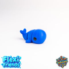 Flexi Friend Baby Whale - Flexible 3D Printed Toy - The 3D Print Smiths
