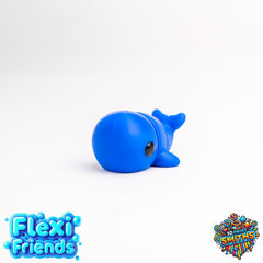 Flexi Friend Baby Whale - Flexible 3D Printed Toy - The 3D Print Smiths