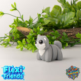 Flexi Friend Wolf - Flexible 3D Printed Toy - The 3D Print Smiths