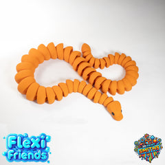 Flexi Friend Ball Python - Flexible 3D Printed Toy - The 3D Print Smiths