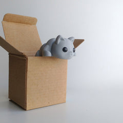 Flexi Friend George the Cat- Flexible 3D Printed Toy - The 3D Print Smiths