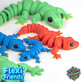 Flexi Friend Gecko - Flexible 3D Printed Toy