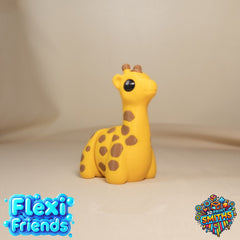 Flexi Friend Giraffe - Flexible 3D Printed Toy - The 3D Print Smiths
