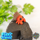 Flexi Friend Baby Hermit Crab - Flexible 3D Printed Toy
