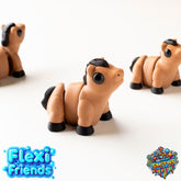 Flexi Friend Horse - Flexible 3D Printed Toy - The 3D Print Smiths