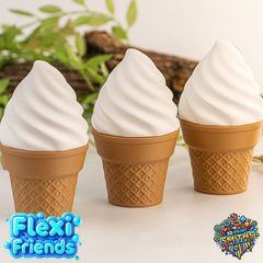 Flexi Friend Ice Cream Container - Flexible 3D Printed Toy
