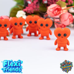 Flexi Friend Tiny Heart - Flexible 3D Printed Toy