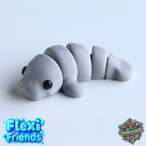 Flexi Friend Manatee - Flexible 3D Printed Toy - The 3D Print Smiths