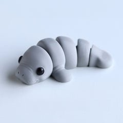 Flexi Friend Manatee - Flexible 3D Printed Toy - The 3D Print Smiths