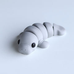 Flexi Friend Manatee - Flexible 3D Printed Toy - The 3D Print Smiths