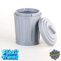 Flexi Friend Trash Can Display - Flexible 3D Printed Toy