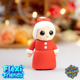 Flexi Friend Mrs Claus - Flexible 3D Printed Toy