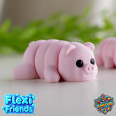 Flexi Friend Pig - Flexible 3D Printed Toy - The 3D Print Smiths