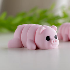 Flexi Friend Pig - Flexible 3D Printed Toy - The 3D Print Smiths