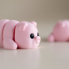 Flexi Friend Pig - Flexible 3D Printed Toy - The 3D Print Smiths