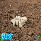 Flexi Friend Stegosaurus Skeleton - Flexible 3D Printed Toy