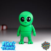 Flexi Friend Tiny Alien - Flexible 3D Printed Toy