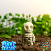Flexi Friend Alien Skeleton - Flexible 3D Printed Toy - The 3D Print Smiths