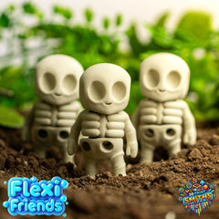 Flexi Friend Alien Skeleton - Flexible 3D Printed Toy - The 3D Print Smiths