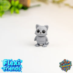 Flexi Friend Tiny Cat - Flexible 3D Printed Toy