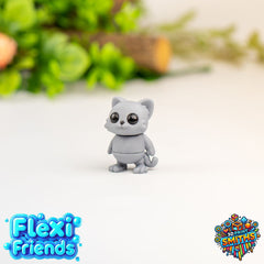 Flexi Friend Tiny Cat - Flexible 3D Printed Toy
