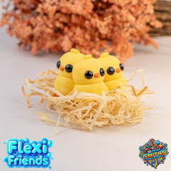 Flexi Friend Tiny Chick - Flexible 3D Printed Toy