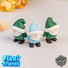 Flexi Friend Tiny Gnome - Flexible 3D Printed Toy