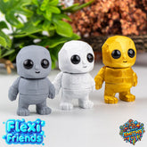 Flexi Friend Tiny Rock Golem - Flexible 3D Printed Toy