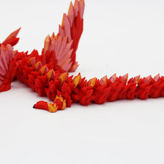 3D Printed Adult Crystalwing Dragon | Multi-Colour Articulated Fidget Toy