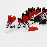 3D Printed Koi Dragon | Multi-Colour Articulated Fidget Toy