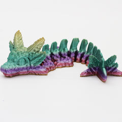 3D Printed Axolotl Dragon | Single Colour Articulated Fidget Toy