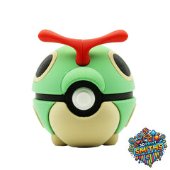 Caterpie Character Ball 3D Printed Collectable
