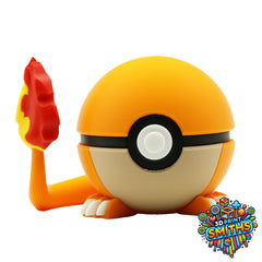 Charmander Character Ball 3D Printed Collectable