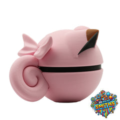 Clefairy Character Ball 3D Printed Collectable