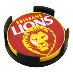 Brisbane Lions AFL Coaster 3D Printed Drink Coaster - The 3D Print Smiths