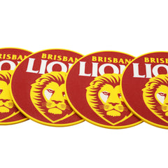 Brisbane Lions AFL Coaster 3D Printed Drink Coaster - The 3D Print Smiths
